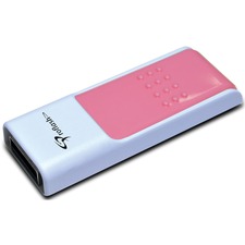 Proflash Pratico USB Flash Drive - 8 GB - USB 2.0 - Pink - 1 Each