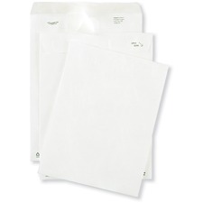 Supremex Tyvek Envelope - 12" Width x 9" Length - Peel & Seal - Tyvek - 50 / Pack - White