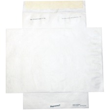Supremex Tyvek Envelope - 13" Width x 10" Length - Peel & Seal - Tyvek - 50 / Pack - White