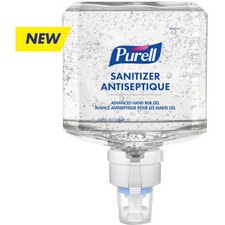 PURELL® Hand Sanitizer Gel Refill - Fragrance-free Scent - 1.20 L - Kill Germs - Hand - Dye-free, Bio-based, Anti-septic - 2 / Box