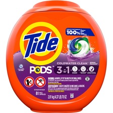 Tide Pods Laundry Detergent Packs - Pod - Spring Meadow Scent - 81 / Pack