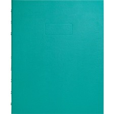 Blueline MiracleBind&trade; Notebook - 150 Pages - Twin Wirebound - Ruled Margin - 9 1/4" x 7 1/4" - Micro Perforated, Self-adhesive Tab, Index Sheet, Storage Pocket - Recycled - 1 Each