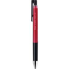 Pilot Retractable Ballpoint Synergy Pen - 0.5 mm Pen Point Size - Refillable - Retractable - Red Water Based, Gel-based Ink - 12 / Box
