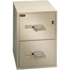 Gardex Classic GF-200 File Cabinet - 19.8" x 31" x 28" - 2 x Drawer(s) - 9.53" (242 mm) Drawer Height 15" (381 mm) Drawer Width 25.98" (660 mm) Drawer Depth - Legal - Vertical - Fire Resistant, Ball-bearing Suspension, Durable, Scratch Resistant, Lockable - Putty - Textured