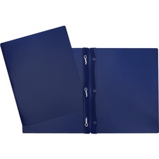 Geocan Letter Report Cover - 8 1/2" x 11" - 3 Fastener(s) - Blue - 1 Each