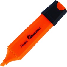 Pentel Illumina Highlighter - Fluorescent Orange - 1 Each