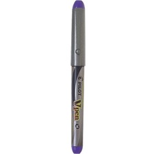 Pilot V Disposable Fountain Pen - Medium Pen Point - Purple - Stainless Steel Tip - 1 Each