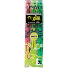 Pilot FriXion® Light Erasable Highlighter - Chisel Marker Point Style - Assorted - Rubber Tip - 1 / Pack
