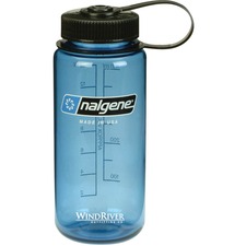 Thermor Wide Mouth Nalgene Water Bottle - 473.18 mL - Blue, Black - Tritan