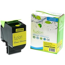 fuzion High Yield Laser Toner Cartridge - Alternative for Lexmark 701HY - Yellow - 1 Each - 3000 Pages