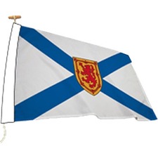 L'tendard Province Flag - Canada - Nova Scotia - 72" (1828.80 mm) x 36" (914.40 mm) - Nylon