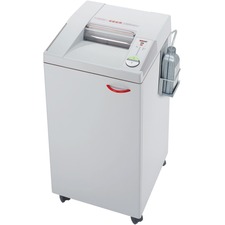 MBM Destroyit 2604 Office Shredder - Strip Cut - 30 Per Pass - for shredding Staples, CD, Paper Clip - 0.2" Shred Size - 5.49 m/min - 10.3" Throat - 98.42 L Wastebin Capacity