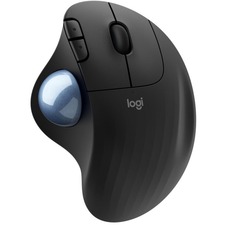 Logitech ERGO M575 Wireless Trackball Mouse - Easy thumb control, precision and smooth tracking, ergonomic comfort design, for Windows, PC and Mac with Bluetooth and USB capabilities (Black) - Optical - Wireless - Bluetooth - 2.40 GHz - Black - USB - 2000
