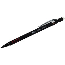 Offix Mechanical Pencil - 0.5 mm Lead Diameter - Black Lead - Rubberized Barrel - 1 Each