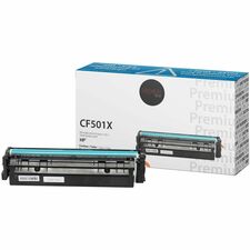 Premium Tone Toner Cartridge - Alternative for HP CF501X - Cyan - 1 Each - 2500 Pages
