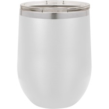 Derome Isotherm Cup - 1 Each - White, Silver, Clear - Stainless Steel