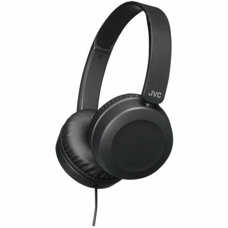 JVC HA-S31M Headset - Mini-phone (3.5mm) - Wired - 32 Ohm - 10 Hz to 26 kHz - On-ear - 3.9 ft (1.20 m) Cable - Noise Canceling - Black