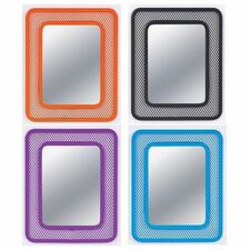 Locker WorX™ Magnetic Mirror - For locker. 0.39 x7.09 x 9.65 in. Assorted colours (no specific colour can be selected).