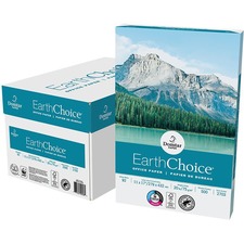 EarthChoice Office Paper - White - 92 Brightness - Ledger/Tabloid - 11" x 17" - 20 lb Basis Weight - 75 g/m Grammage - Smooth - 2500 / Box - 500 Sheets per Ream - Sustainable Forestry Initiative (SFI) - Acid-free, ColorLok Technology, Elemental Chlo