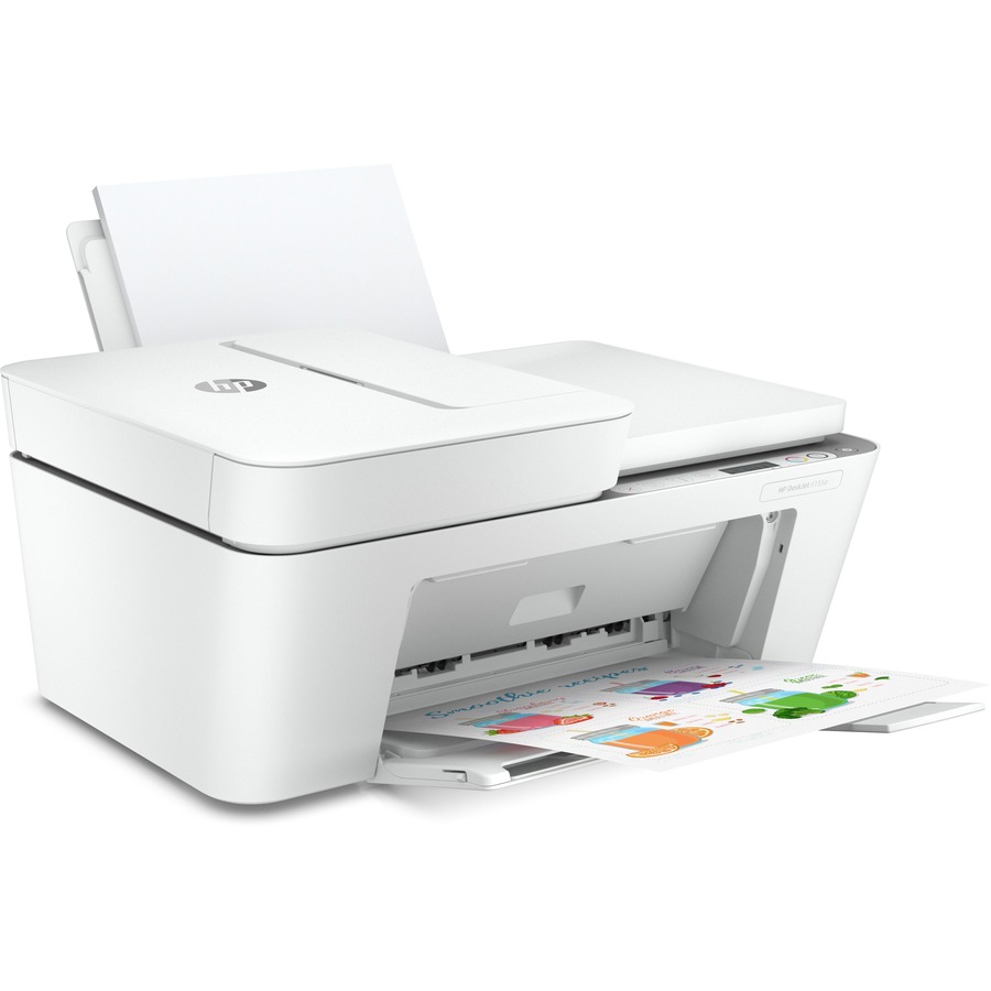 blad Eigen schuld HP Deskjet 4155e Wireless Inkjet Multifunction Printer - Color - White -  Copier/Mobile Fax/Printer/Scanner - 4800 x 1200 dpi Print - Manual Duplex  Print - Up to 1000 Pages Monthly - 60