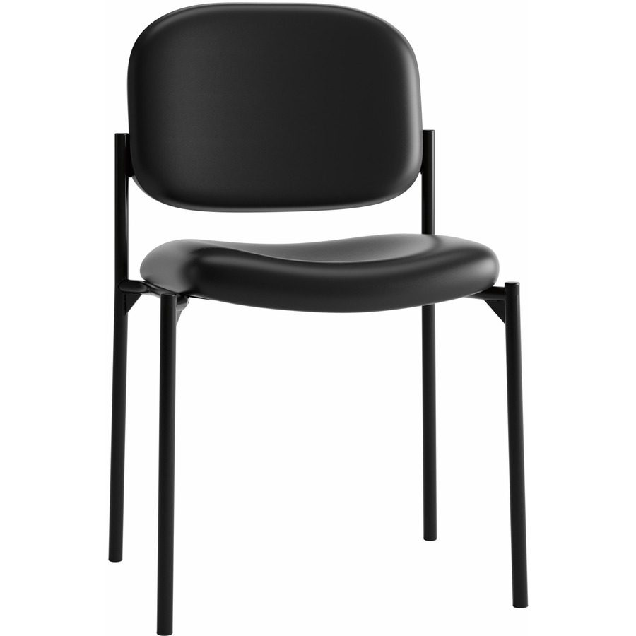 hon bonded leather stacking guest chair