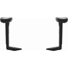 Basyx by HON ValuTask Chair Arm - Black - 2 / Pack