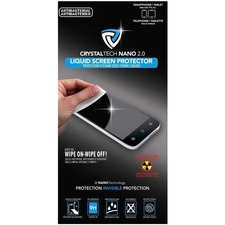 CrystalTech Nano Liquid Screen Protector - For 17"LCD Smartphone, Tablet - Crack Resistant, Scratch Resistant, Chip Resistant - 9H - 1 Pack