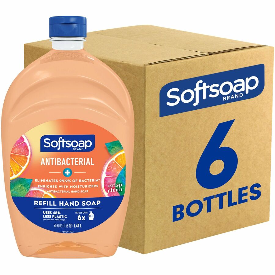 Softsoap Antibacterial Hand Soap Crisp Clean Scent 50 fl oz (1478.7