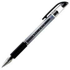 uniball&trade; Gel Grip Pens - Medium Pen Point - 0.7 mm Pen Point Size - Black Gel-based Ink - 1 Each