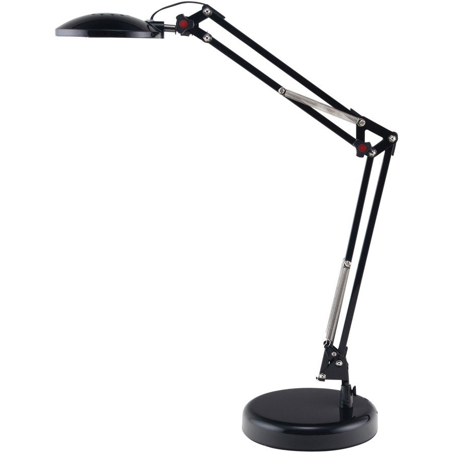 attent Convergeren dauw VLUSVL913863B - Victory Light V-Light LED Architect Desk Lamp - 5 W LED  Bulb - Swivel Arm, Rotating Head - Desk Mountable - Black, Gloss Black -  for Desk - Office Supply Hut