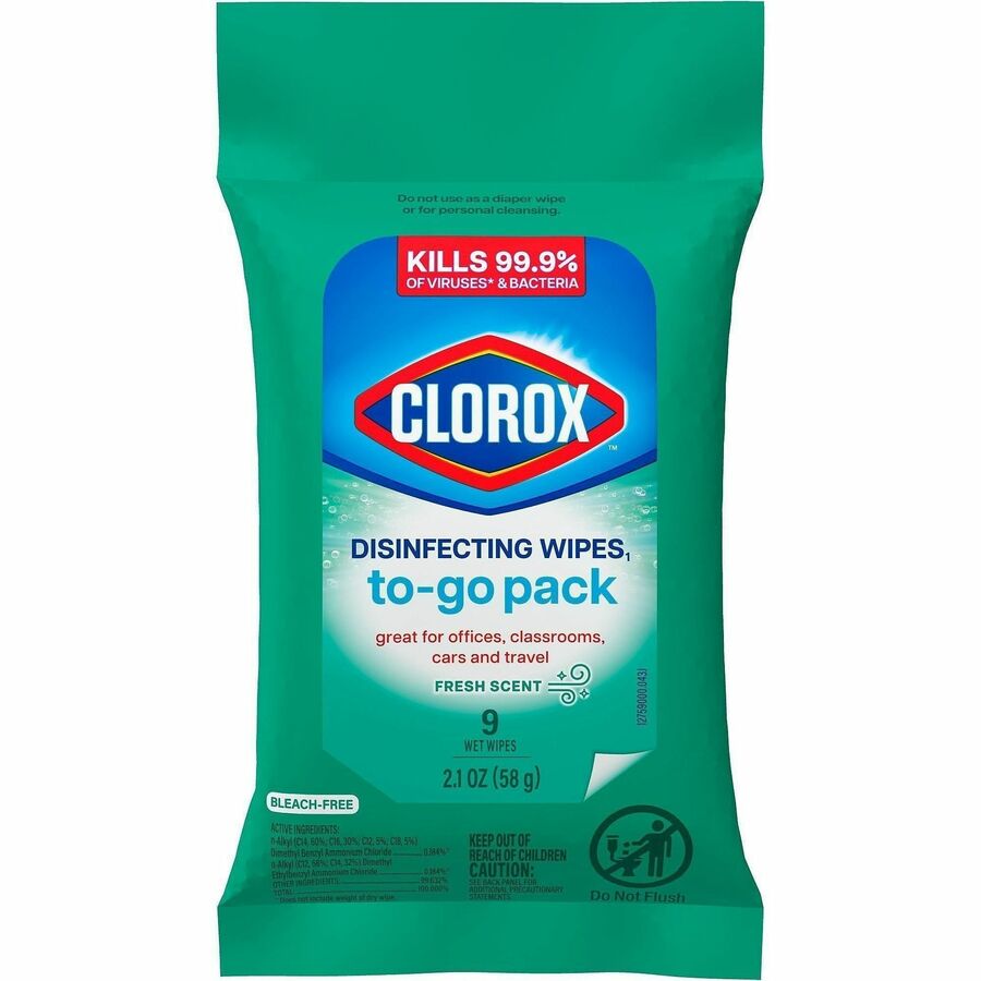 Clorox On The Go BleachFree Disinfecting Wipes ReadyToUse Wipe