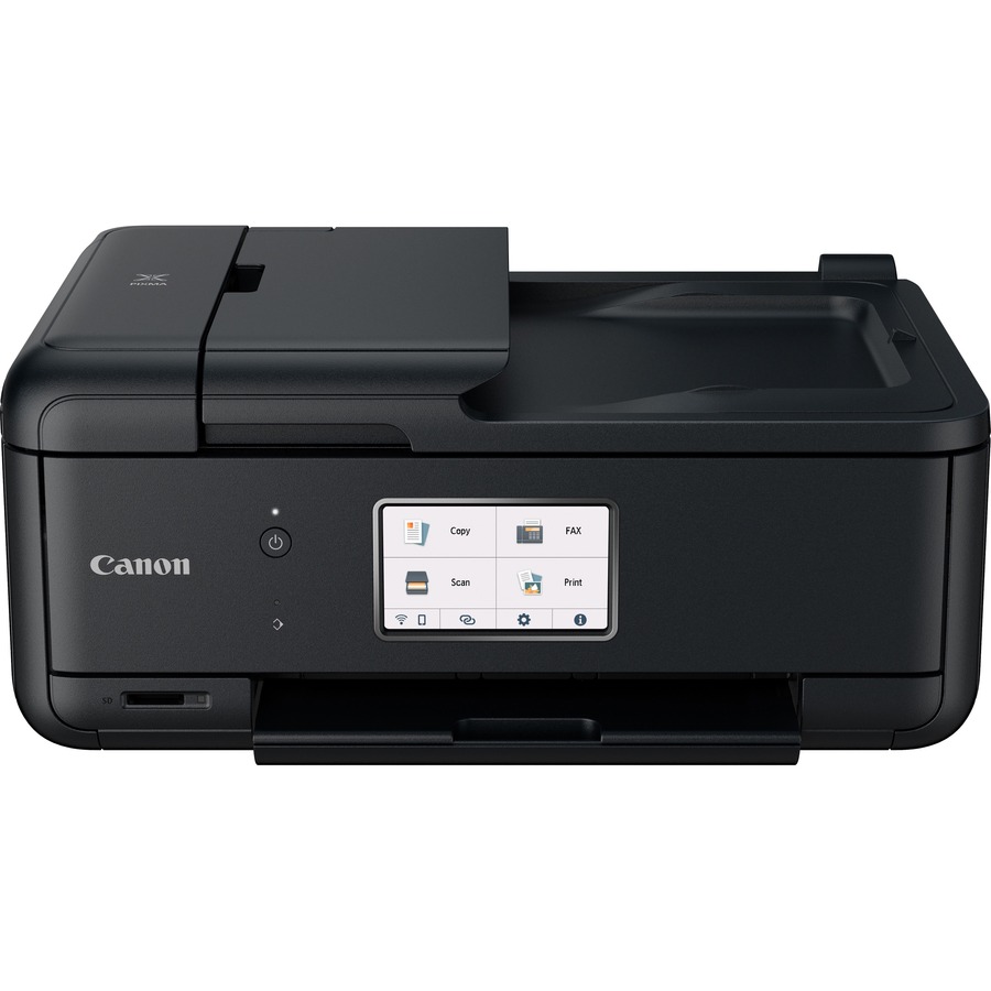 Canon TR8620A Inkjet Multifunction Printer - Color - Black - Copier /Fax/Printer/Scanner - 4800 x 1200 dpi - Color Scanner - Color Fax - Ethernet Ethernet - Wireless LAN - Wireless