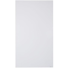 Quartet InvisaMount Vertical Glass Dry-Erase Board - 42x72 - 72" (6 ft) Width x 42" (3.5 ft) Height - White Glass Surface - Rectangle - Vertical - 1 Each