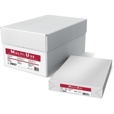 Multi-Use Copy Paper - White - 92 Brightness - Ledger - 11" x 17" - 20 lb Basis Weight - 2500 Carton - 2500 (500 per Ream, 5 Ream per Case) - SFI - Printable, Acid-free, Chlorine-free