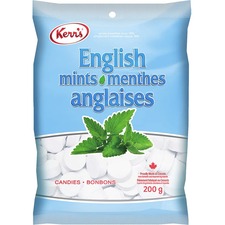 Kerr's English Mints 200g - Peppermint - No High Fructose Corn Syrup, Peanut-free, Gluten-free - 1 Each