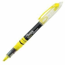 Sharpie Accent Highlighter - Liquid Pen - Micro Marker Point - Chisel Marker Point Style - Yellow Pigment-based Ink - 1 Each