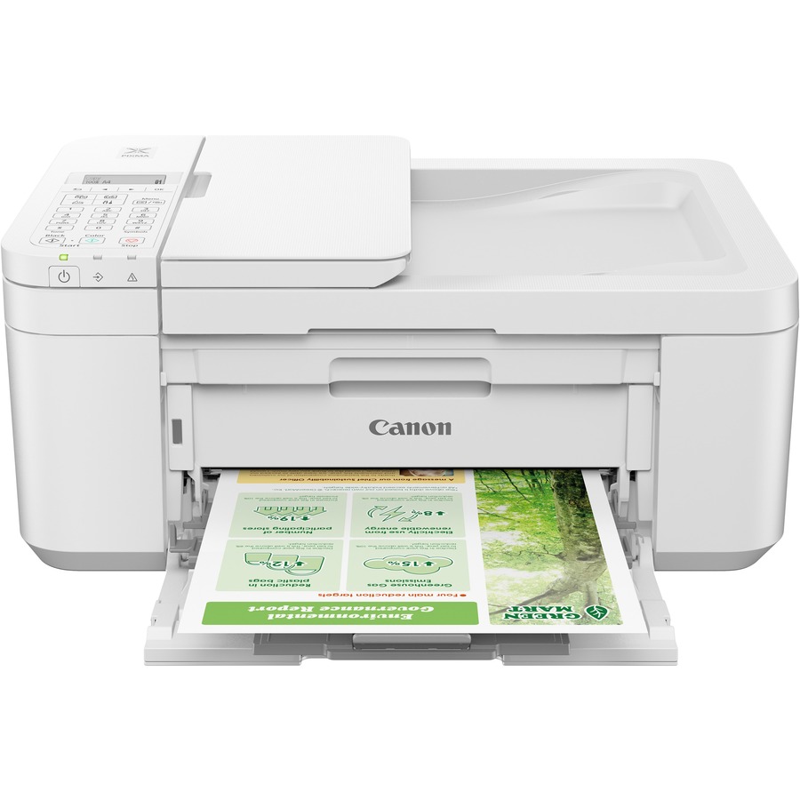 Canon PIXMA TR4720 Wireless Inkjet Multifunction Printer Color White  Copier/Fax/Printer/Scanner 4800 x 1200 dpi Print Automatic Duplex Print  Color Scanner 600 dpi Optical Scan