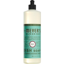 Mrs. Meyer's Basil Dish Soap - Liquid - 16 fl oz (0.5 quart) - Basil Scent - 1 Each