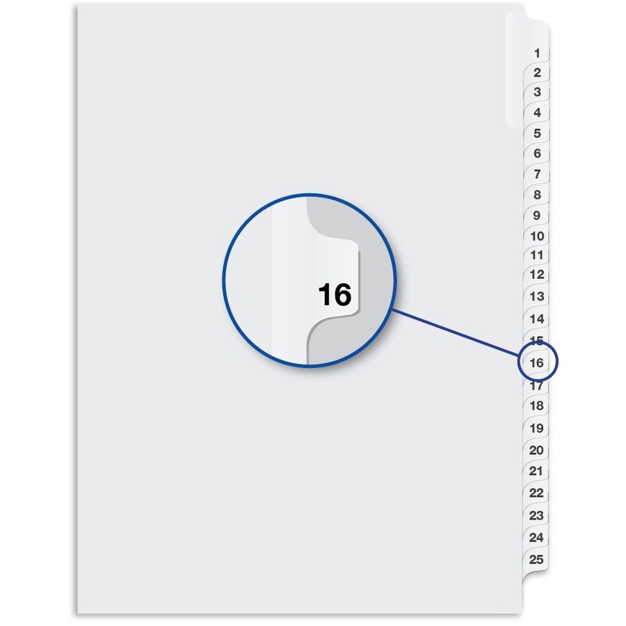 Davis Group Index Divider | Corbett Office Plus
