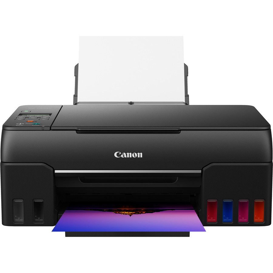 Canon PIXMA G620 Wireless Inkjet Multifunction Printer - Color - White - Copier/Printer/Scanner - 4800 x 1200 dpi Print - Flatbed Scanner - 600 Optical Scan - Wireless LAN -