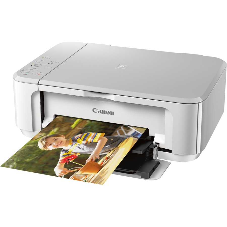 Canon PIXMA MG3620 Wireless Inkjet Multifunction Printer - Color - White - Copier/Printer/Scanner - 4800 x 1200 Print - Automatic Duplex Print - Color Flatbed Scanner - 1200 Scan