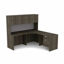 Heartwood Innovations Office Furniture Suite - Gray Dusk - Layout 8A