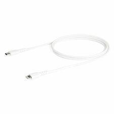 StarTech.com Lightning/USB-C Data Transfer Cable - 3 ft Lightning/USB-C Data Transfer Cable for iPad, iPhone, Mobile Device - White