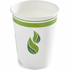 Eco Guardian 12 oz Insulated Compostable Cup - 12 fl oz - Polylactic Acid (PLA), Paper - Lunch, Coffee, Water, Tea, Soda, Smoothie, Juice, Hot Drink, Cold Drink, Beverage