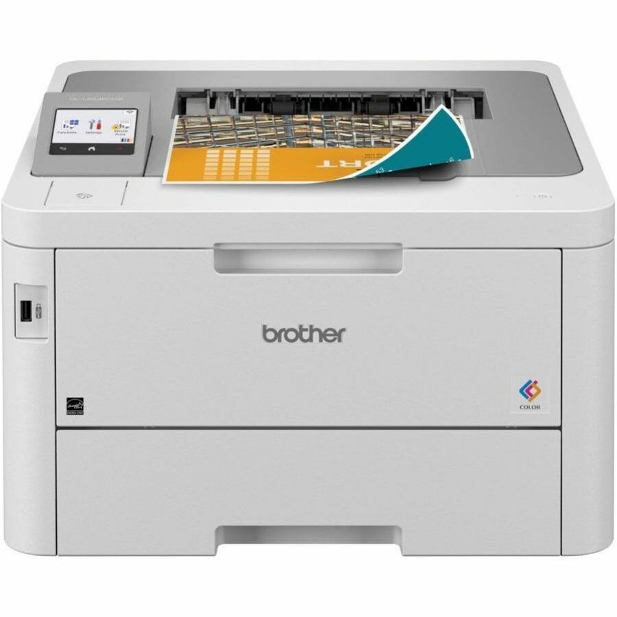 Brother HL-L8245CDW Desktop Wireless Laser Printer - Color - 31 ppm Mono / 31 ppm Color - 2400 x 600 dpi class - Automatic Duplex Print - 250 Sheets Input - Ethernet - Wireless LAN - Wi-Fi Direct, Apple AirPrint, Mopria, Brother Mobile Connect - 50000 Pag