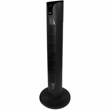 Royal Sovereign Oscillating Digital Tower Fan - 36" Diameter - 6 Speed - Oscillating, Breeze Mode, LCD Display, Timer, Touch Operation, Carrying Handle - 36.20" (919.48 mm) Height x 11.80" (299.72 mm) Width x 11.80" (299.72 mm) Depth - Plastic - Black