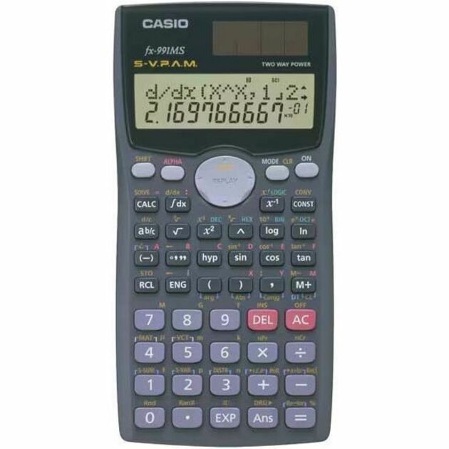 Casio fx-991MS Scientific Calculator 401 Functions Plastic Key