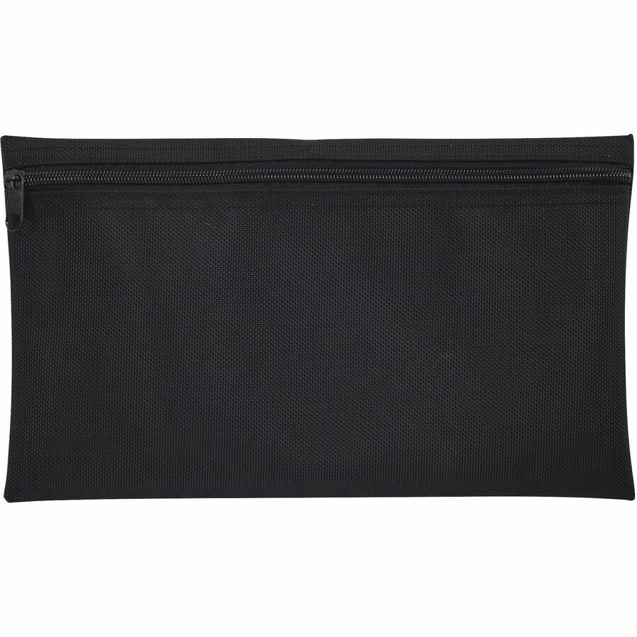 Merangue Carry Bag - 12" (304.80 mm) Length x 7" (177.80 mm) Width - Zipper Closure - Black - Nylon - 1 Each