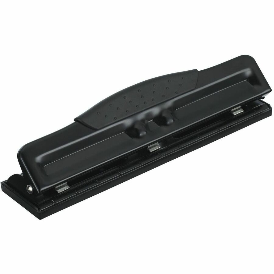 Grand & Toy Adjustable 2-3 Hole Punch - 11 Sheet of 20lb Paper - 9/32" (7.11 mm) Punch Size - Metal - 11.37" (288.80 mm) Width x 2.50" (63.50 mm) Depth x 2" (50.80 mm) Height