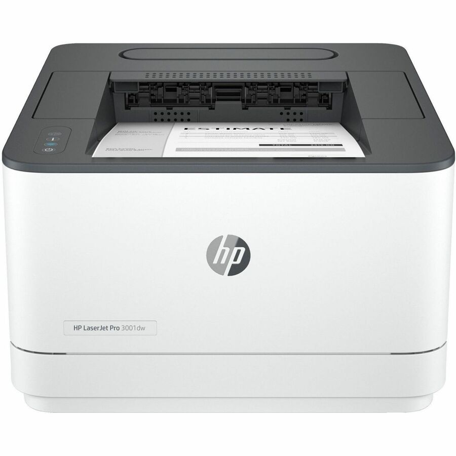 HP LaserJet Pro 3000 3001DW Desktop Wired/Wireless Laser Printer - Monochrome - 35 ppm Mono - 1200 x 1200 dpi Print - Automatic Duplex Print - 250 Sheets Input - Ethernet - Wireless LAN - HP Smart App, Apple AirPrint, Mopria, Wi-Fi Direct - 50000 Pages Duty Cycle - Fast Ethernet - USB